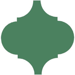 Mission Arabesque Malaga Vert Fonce 10"x10" Cement Tile - Avente Tile