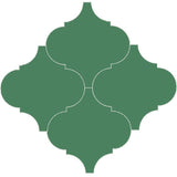 Mission Arabesque Malaga Vert Fonce 8"x8" Cement Tile - Avente Tile