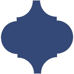 Mission Arabesque Malaga Weathley Blue 10"x10" Cement Tile - Avente Tile