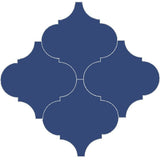 Mission Arabesque Malaga Weathley Blue 8"x8" Cement Tile - Avente Tile