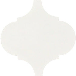 Mission Arabesque Malaga White 10"x10" Cement Tile - Avente Tile