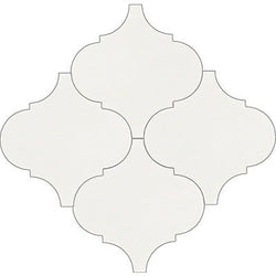 Mission Arabesque Malaga White 8"x8" Cement Tile - Avente Tile