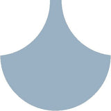 Mission Arabesque Sky Blue 8" Fish Scale Encaustic Cement Tile - Avente Tile