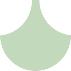 Mission Arabesque Vert Claire 8" Fish Scale Encaustic Cement Tile - Avente Tile