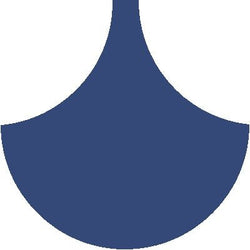 Mission Arabesque Weathley Blue 8" Fish Scale Encaustic Cement Tile - Avente Tile