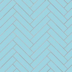 Mission Azul Caribe 2"x8" Encaustic Cement Tile - Avente Tile