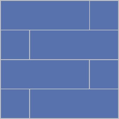 Mission Azul Rey 4"x12" Encaustic Cement Tile - Avente Tile