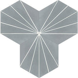 Mission Bakery Oxford Gray 8" Hexagon Cement Tile - Avente Tile