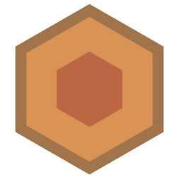 Mission Big Vibe 01 8" Hexagon Encaustic Cement Tile - Avente Tile