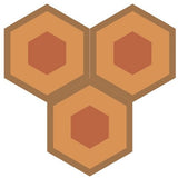 Mission Big Vibe 01 8" Hexagon Encaustic Cement Tile - Avente Tile