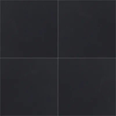 Mission Black 10"x10" Encaustic Cement Tile - Avente Tile
