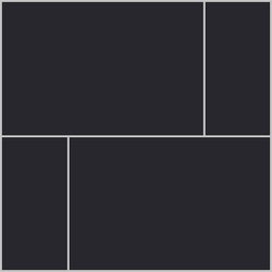 Mission Black 8"x12" Encaustic Cement Tile - Avente Tile