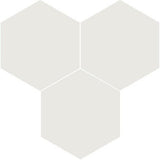 Mission Blue Asia 8" Hexagon Encaustic Cement Tile - Avente Tile
