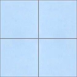 Mission Blue Clair 2"x2" Encaustic Cement Tile - Avente Tile