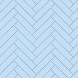 Mission Blue Clair 2"x8" Encaustic Cement Tile - Avente Tile