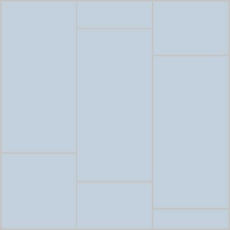 Mission Blue Clair 6"x12" Encaustic Cement Tile - Avente Tile