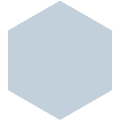 Mission Blue Clair 8" Hexagon Encaustic Cement Tile - Avente Tile
