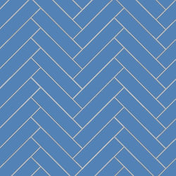 Mission Blue Fonce 2"x8" Encaustic Cement Tile - Avente Tile