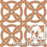 Mission Bouloud A 8"x8" Encaustic Cement Tile - Avente Tile