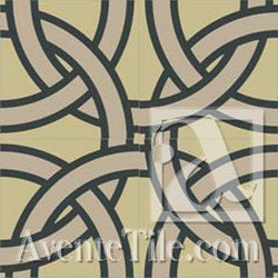 Mission Bouloud B 8"x8" Encaustic Cement Tile - Avente Tile
