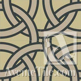 Mission Bouloud B 8"x8" Encaustic Cement Tile - Avente Tile