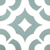 Mission Calista Sage 8"x8" Encaustic Cement Tile - Avente Tile