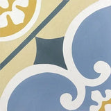 Mission Canadensis Crema 8"x8" Encaustic Cement Tile - Avente Tile