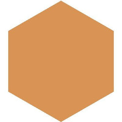 Mission Caramel 8" Hexagon Encaustic Cement Tile - Avente Tile