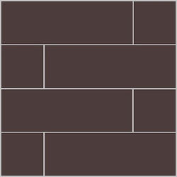 Mission Chocolat Asia 4"x12" Encaustic Cement Tile - Avente Tile