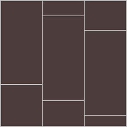 Mission Chocolat Asia 6"x12" Encaustic Cement Tile - Avente Tile