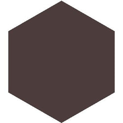 Mission Chocolat Asia 8" Hexagon Encaustic Cement Tile - Avente Tile