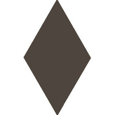 Mission Chocolate 4"x8" Diamond Encaustic Cement Tile - Avente Tile
