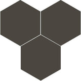 Mission Chocolate 8" Hexagon Encaustic Cement Tile - Avente Tile