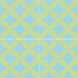 Mission Circles 2 8"x8" Encaustic Cement Tile - Avente Tile