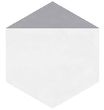 Mission Clip Oxford Gray 8" Hexagon Cement Tile - Avente Tile