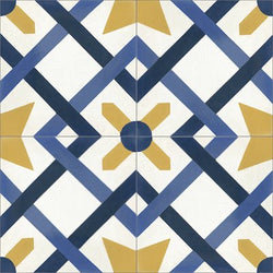 Mission Cordoba C 4"x4" Encaustic Cement Tile - Avente Tile