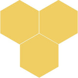 Mission Crema 8" Hexagon Encaustic Cement Tile - Avente Tile