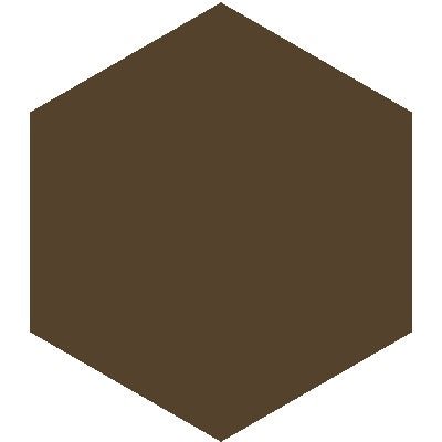 Mission Dark Brown 8" Hexagon Encaustic Cement Tile - Avente Tile