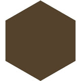 Mission Dark Brown 8" Hexagon Encaustic Cement Tile - Avente Tile