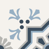 Mission Delicado 06 Border 8"x8" Encaustic Cement Tile - Avente Tile