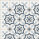 Mission Delicado 06 Border 8"x8" Encaustic Cement Tile - Avente Tile