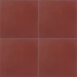 Mission D'hanis Red 10"x10" Encaustic Cement Tile - Avente Tile