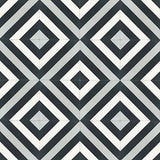 Mission Diagonal Stripes 4 8"x8" Encaustic Cement Tile - Avente Tile