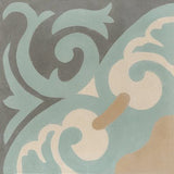 Mission Espanola Sage 8"x8" Encaustic Cement Tile - Avente Tile