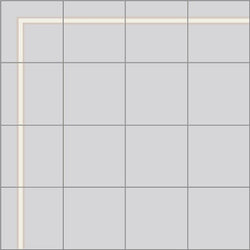 Mission Franjas Border III Soft Colorway 8"x8" Encaustic Cement Tile - Avente Tile