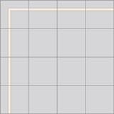 Mission Franjas Border III Soft Colorway 8"x8" Encaustic Cement Tile - Avente Tile