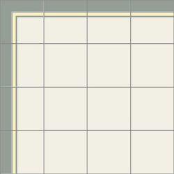 Mission Franjas Border III Soft Sage 8"x8" Encaustic Cement Tile - Avente Tile