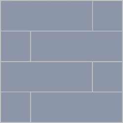 Mission French Blue 4"x12" Encaustic Cement Tile - Avente Tile