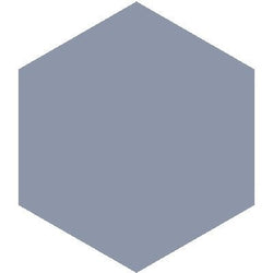 Mission French Blue 8" Hexagon Encaustic Cement Tile - Avente Tile