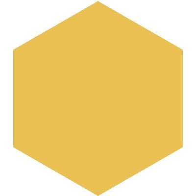 Mission Gold 8" Hexagon Encaustic Cement Tile - Avente Tile